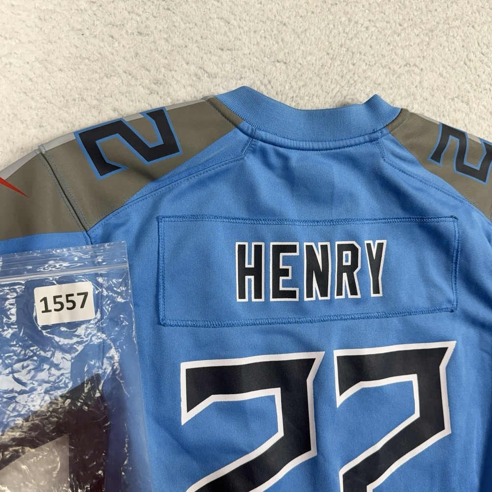 Nike Tennessee Titans Derrick Henry 22 On Field NFL Jersey Youth Medium 10/12 - Picture 8 of 8